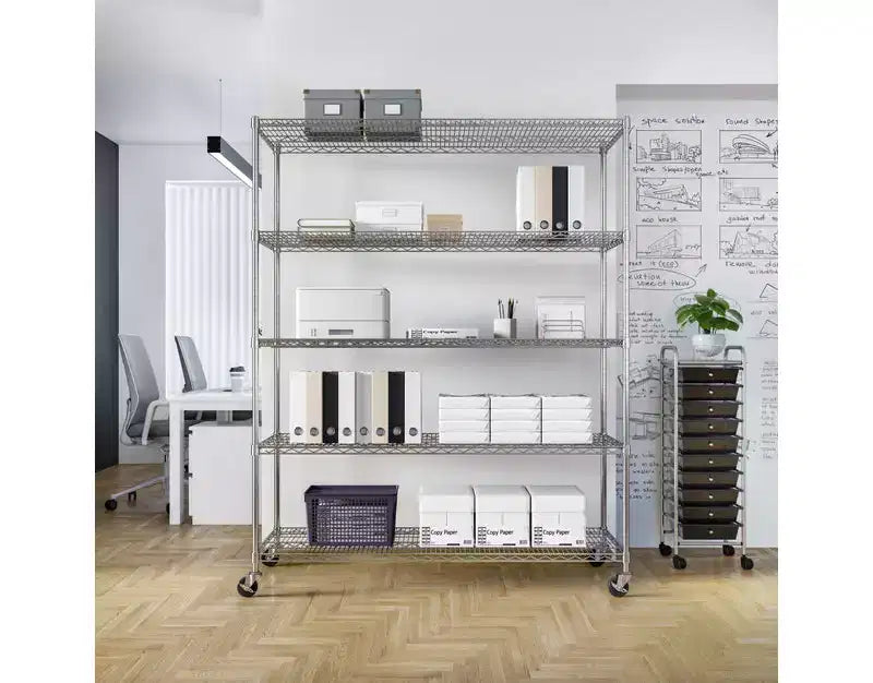 Étagère métallique à 5 niveaux UltraDurable 60 x 24