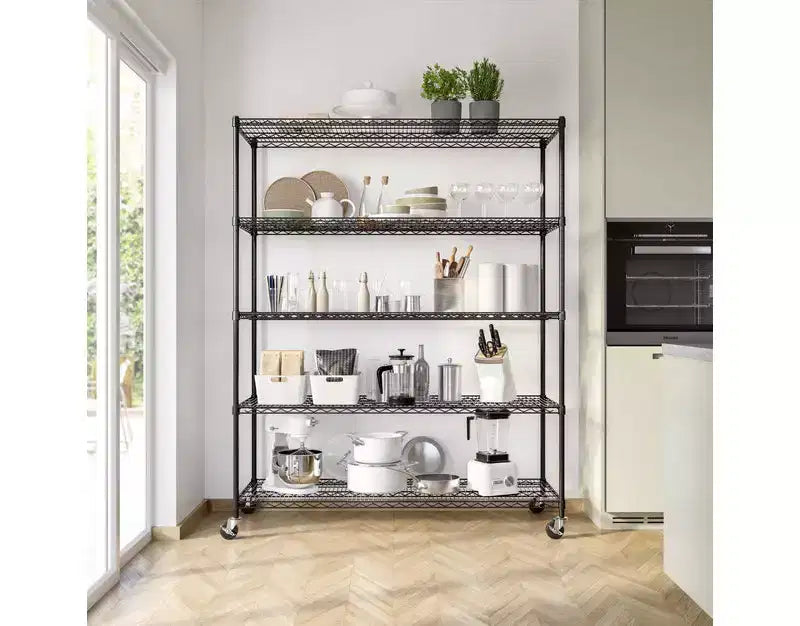 Étagère métallique à 5 niveaux UltraDurable 60 x 24