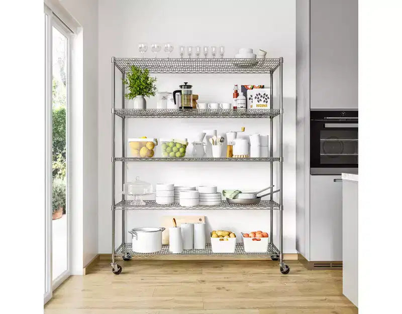 Étagère métallique à 5 niveaux UltraDurable 60 x 24