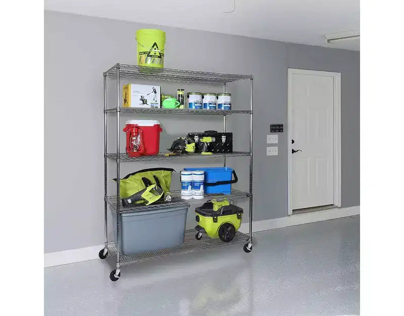 Étagère métallique à 5 niveaux UltraDurable 60 x 24