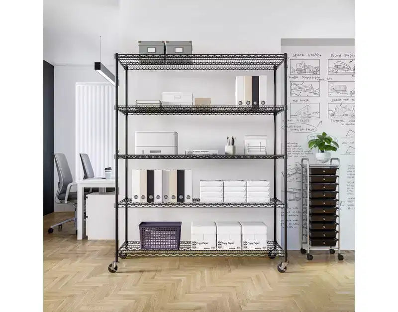 Étagère métallique à 5 niveaux UltraDurable 60 x 24