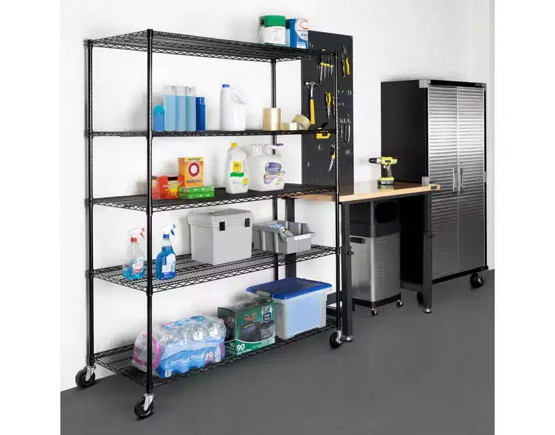 Étagère métallique à 5 niveaux UltraDurable 60 x 24