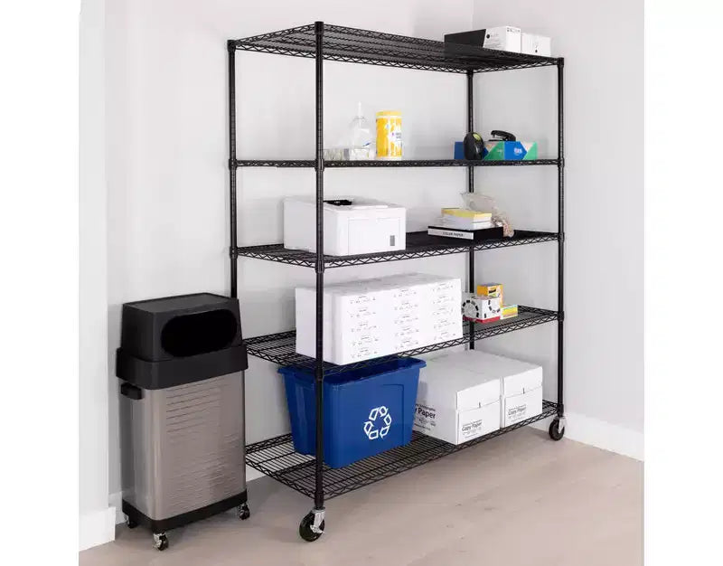 Étagère métallique à 5 niveaux UltraDurable 60 x 24