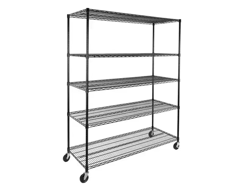 Seville Classics UltraDurable 5-Tier 60 x 24 Steel Wire Shelving Unit