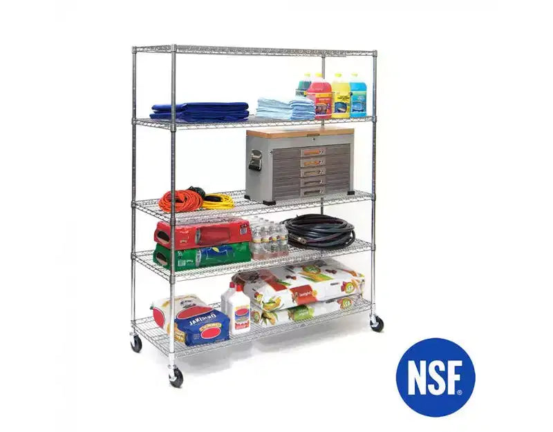 Étagère métallique à 5 niveaux UltraDurable 60 x 24