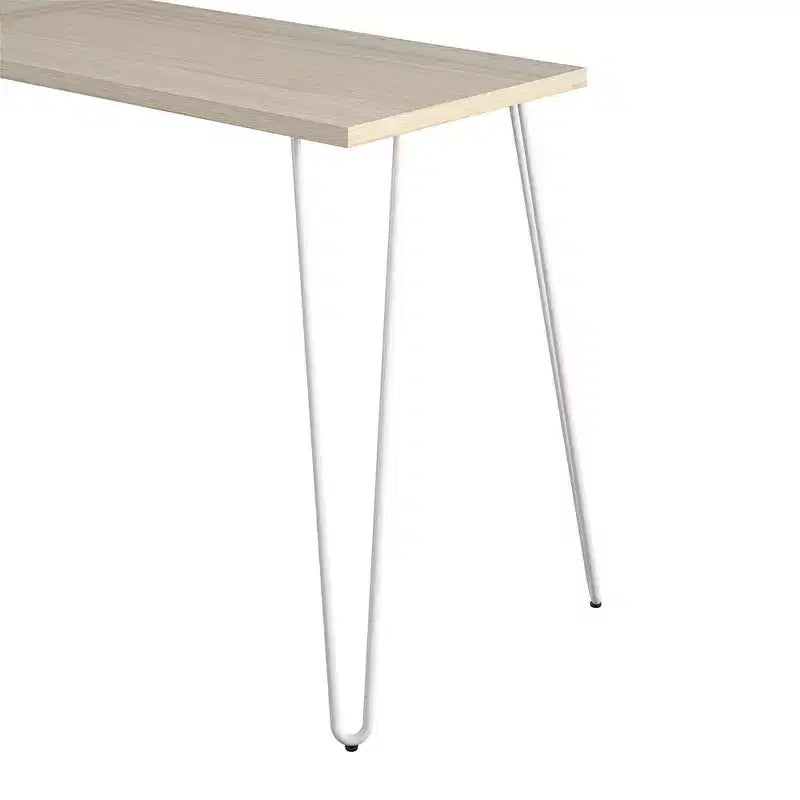 Bureau d'angle avec rehausse