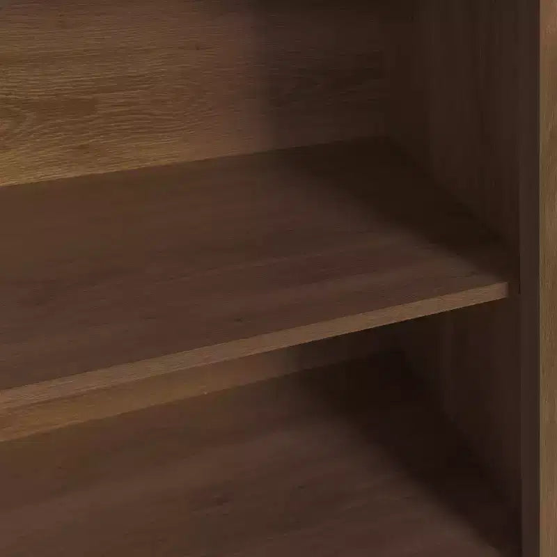 Vitrine arquée en bois