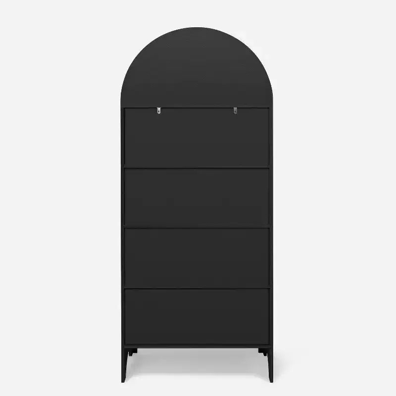 Vitrine arquée en bois