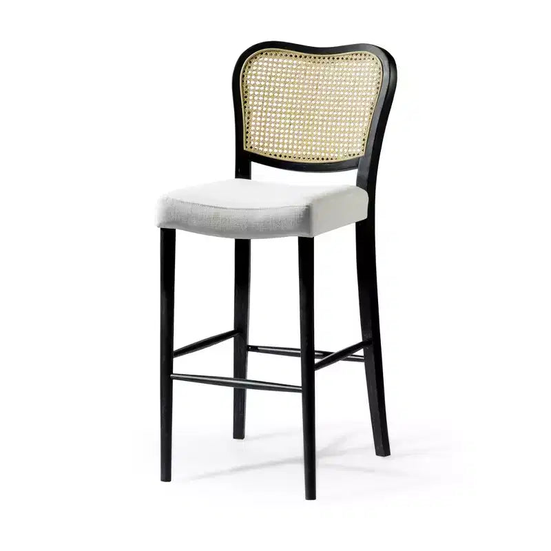 Maven Lane Vera Bar Stool with Fabric Upholstery, 31 Seat Height