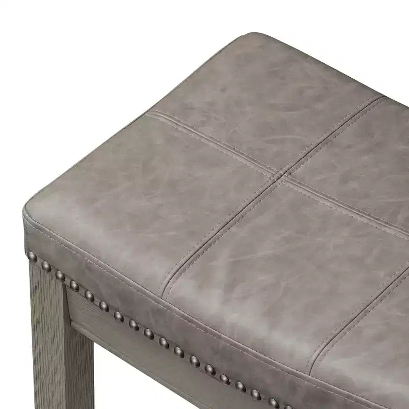 Tabouret de bar sans dossier en similicuir 31