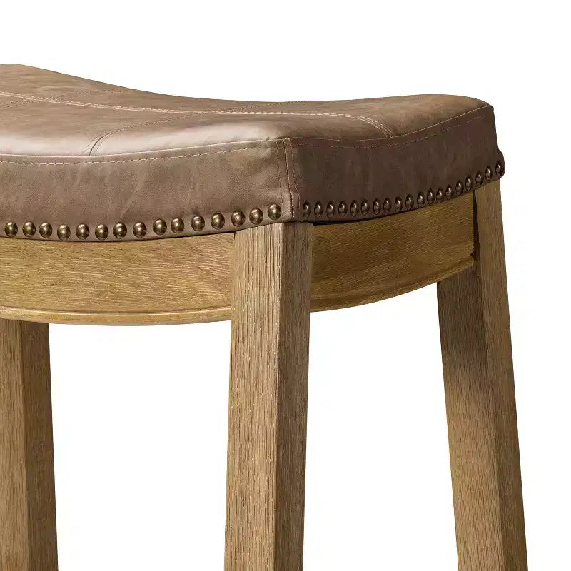 Tabouret de bar sans dossier en similicuir 31