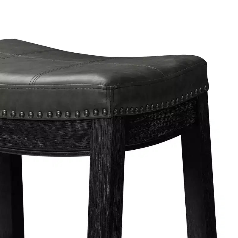 Tabouret de bar sans dossier en similicuir 31