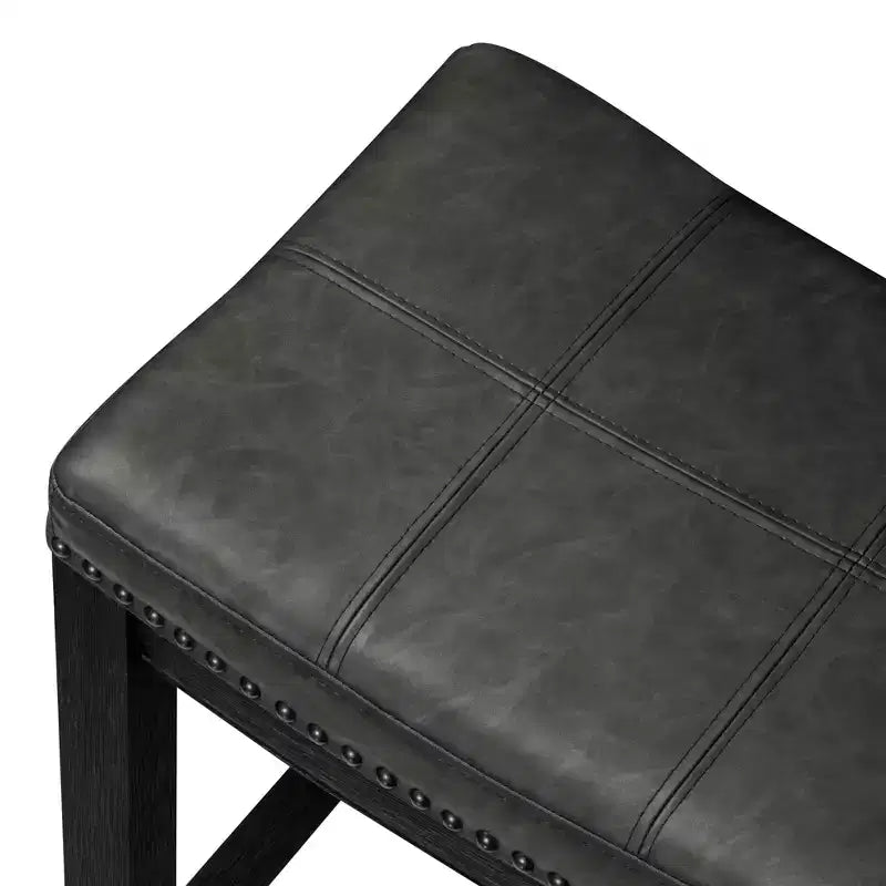 Tabouret de bar sans dossier en similicuir 31