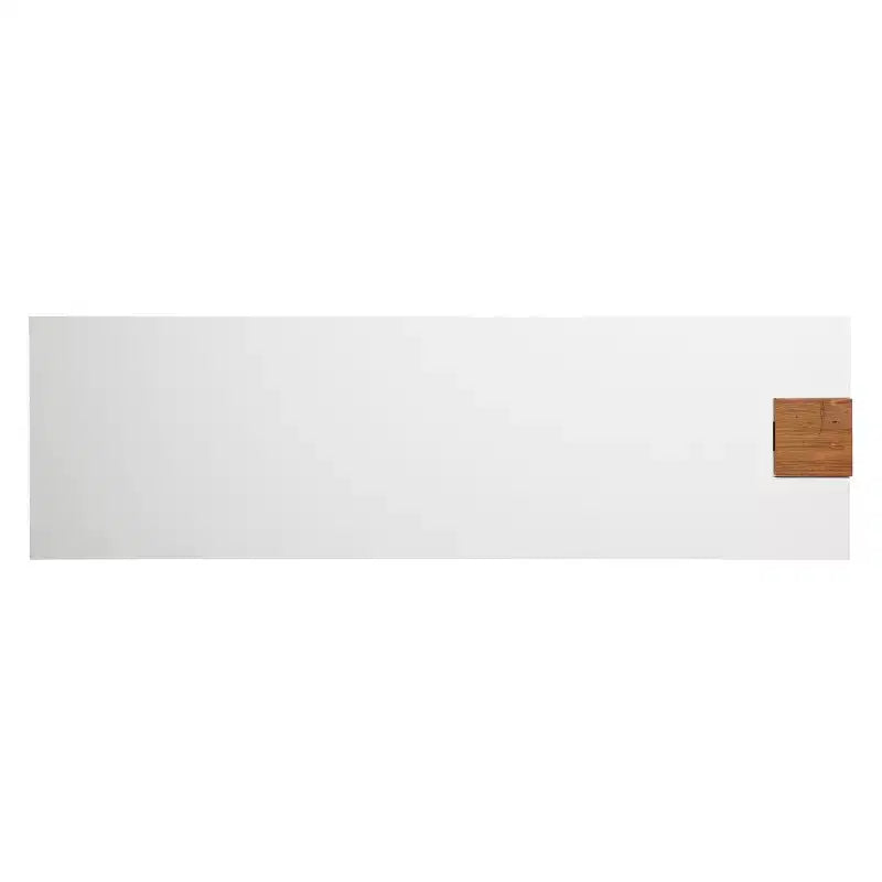 Meuble TV contemporain avec rangement - Blanc