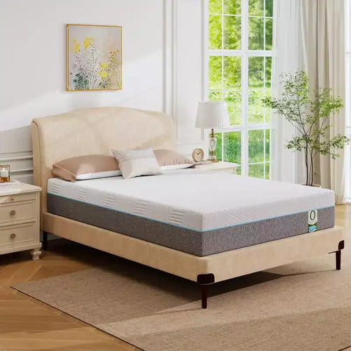 Dyonery 12 inch in 6-Layer Firm Mattress for Side Sleepers,Cooling Gel Memory Foam Queen Size,Compatible with Adjustable Bed CertiPUR-US Easy Setup