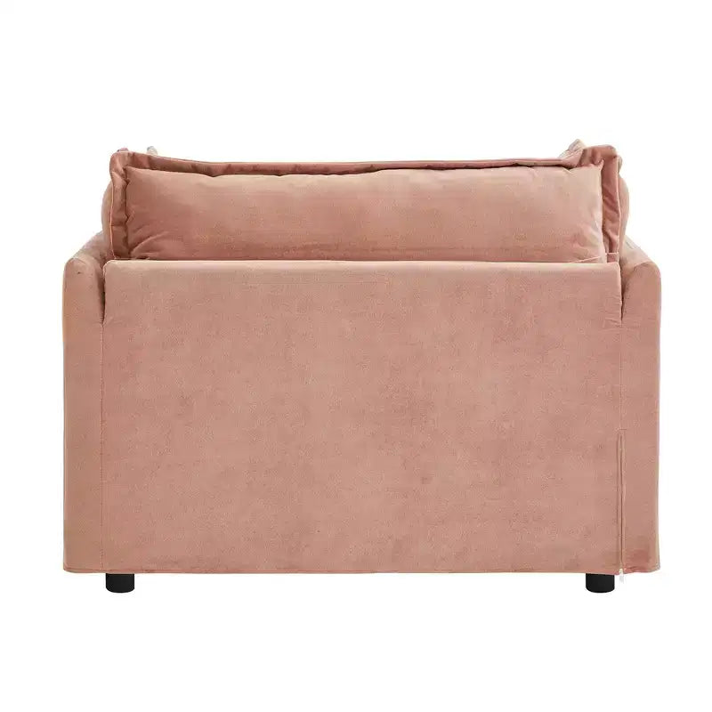 Canapé moderne 47 avec pouf mobile
