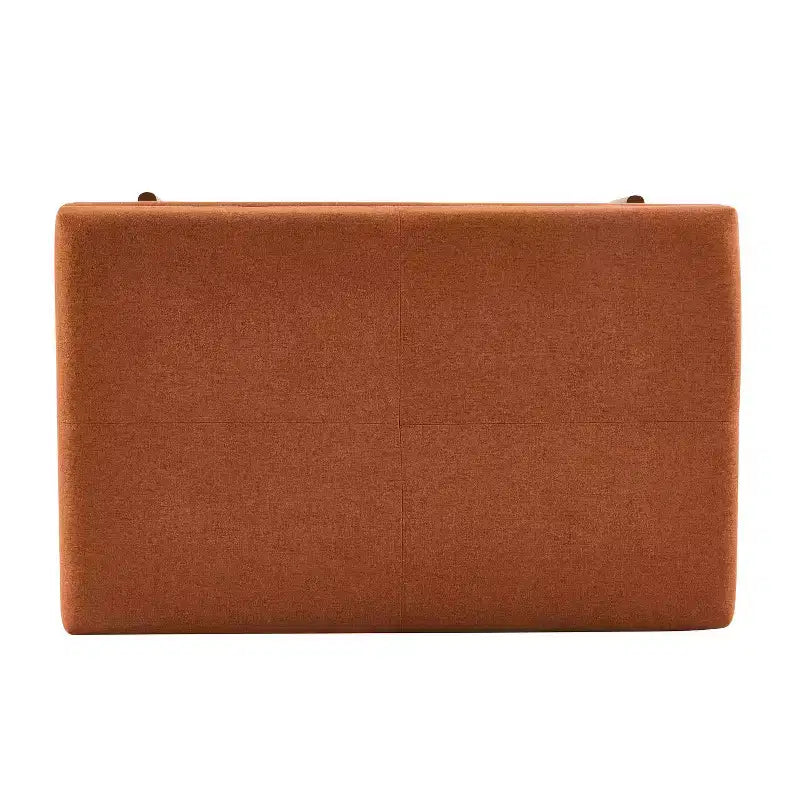 Banc de rangement ottoman rembourré moderne avec couvercle à charnière