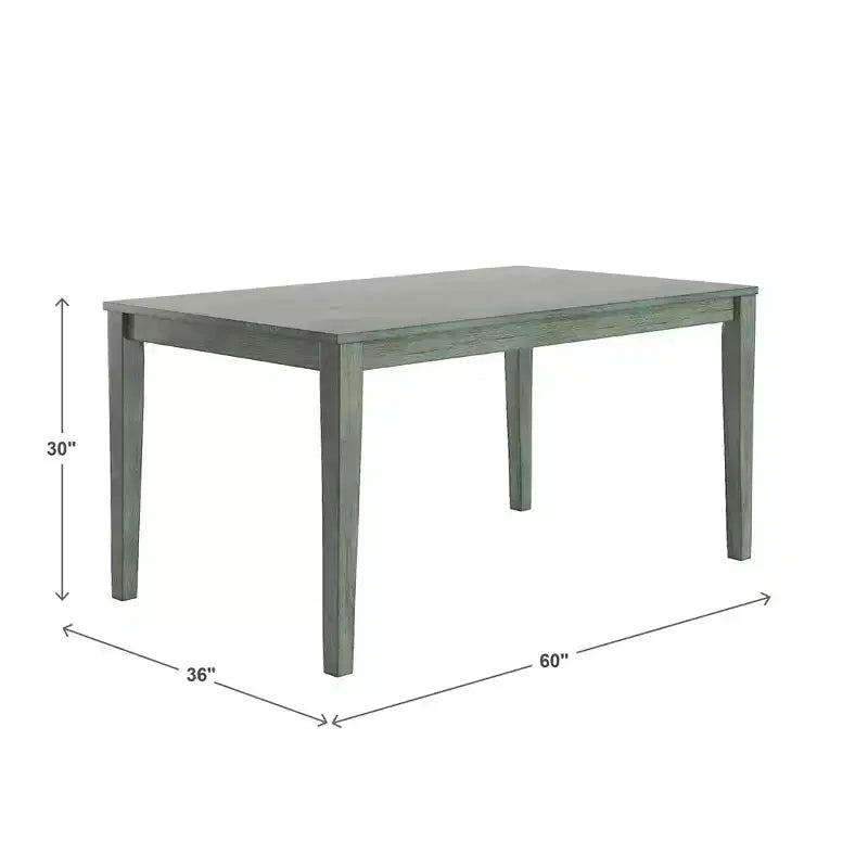 Table à manger rectangulaire de 60 pouces