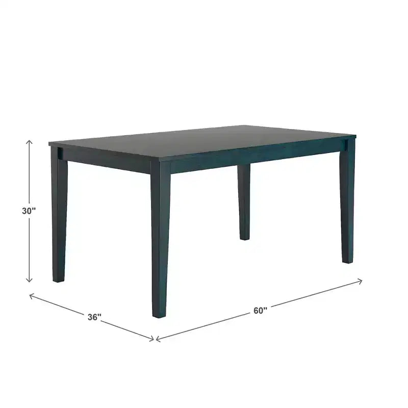 Table à manger rectangulaire de 60 pouces