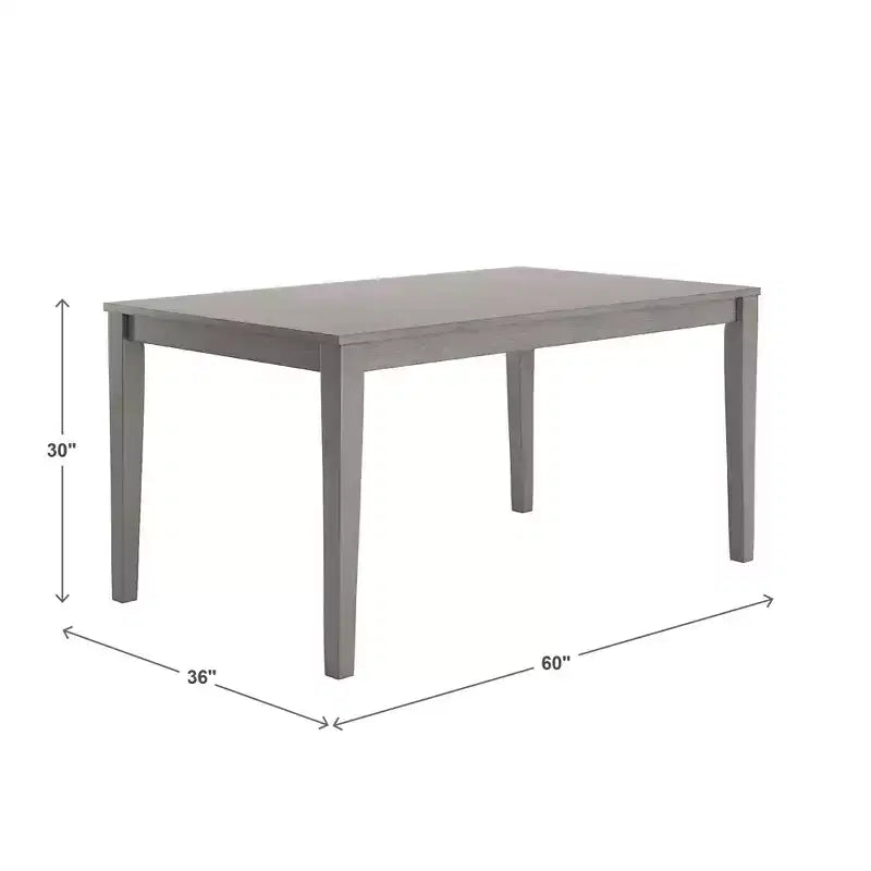 Table à manger rectangulaire de 60 pouces