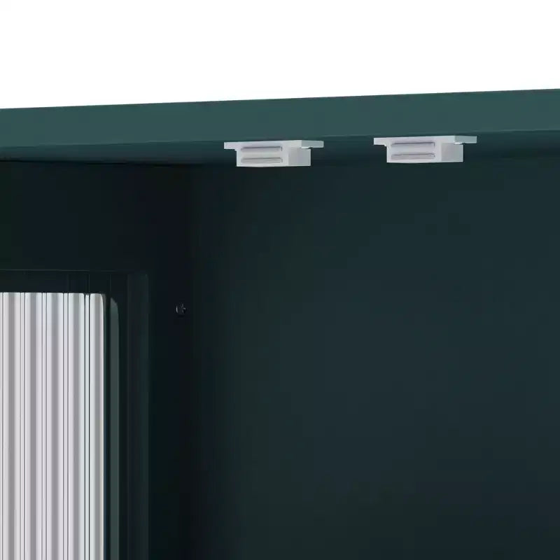 Meuble mural de salle de bain, armoire murale en bois à 3 portes avec espace de rangement ouvert et caché, armoire à pharmacie avec porte vitrée et porte-serviettes