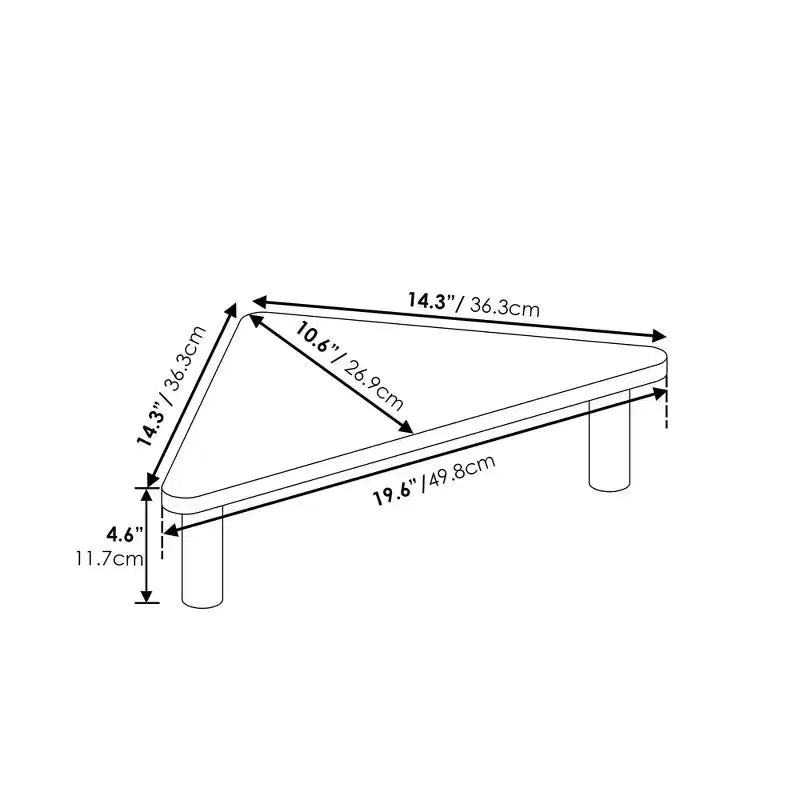 Rehausseur d'écran moderne pour ordinateur portable, organiseur de bureau, étagère de support d'ordinateur, noir